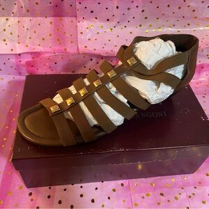 Amalfi Brown Sandals with Leather Straps